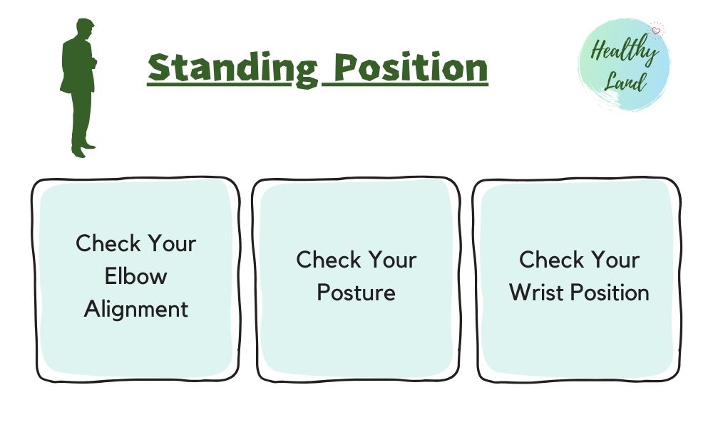 Standing Position with Standing Desk